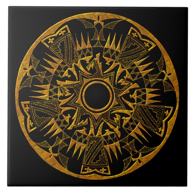 Ursprunglig amerikansk 1-panel kakelplatta (Framsidan)