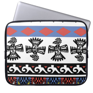 Ursprunglig amerikansk etnisk illustration laptop fodral