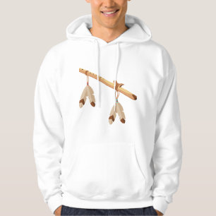 Ursprunglig amerikansk flöjt hoodie