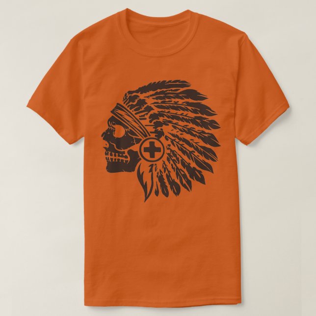 Ursprunglig amerikansk headdress 3 t shirt (Design framsida)