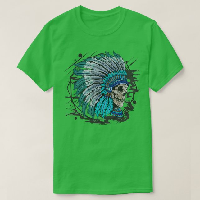 Ursprunglig amerikansk huvudskalle 1 t shirt (Design framsida)