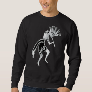 Ursprunglig amerikansk kultur Dancing Kokopelli 2  Lång Ärmad Tröja