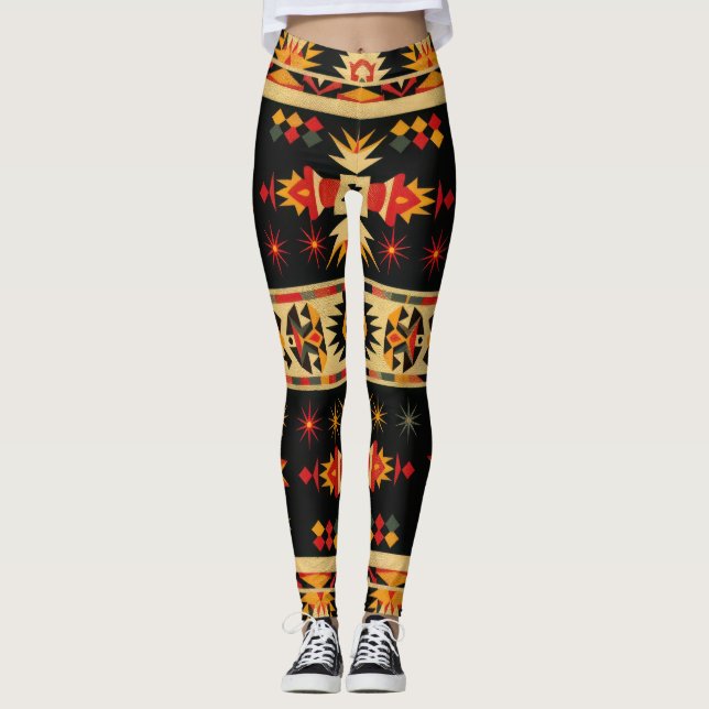 Ursprunglig amerikansk kulturarvskonstruktion leggings (Framsida)