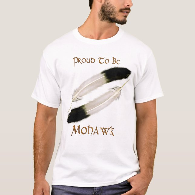 Ursprunglig amerikansk "STOD ATT BE MOHAWK"-serie T-shirt (Framsida)