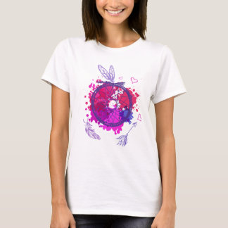 Ursprunglig amerikansk symbol med fjädrar - Vibran T Shirt