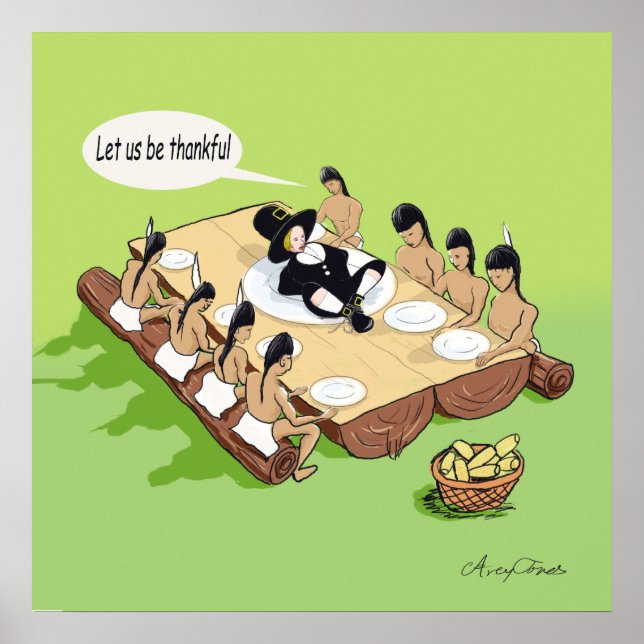 Ursprunglig amerikansk Thanksgiving Poster (Framsidan)