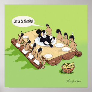 Ursprunglig amerikansk Thanksgiving Poster