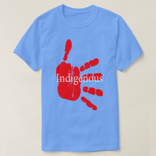 Ursprunglig amerikansk ursprungsmask  t shirt (Design framsida)