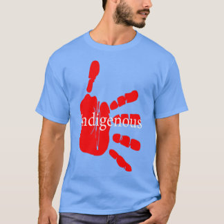 Ursprunglig amerikansk ursprungsmask t shirt
