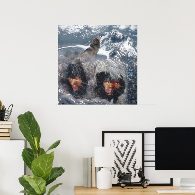 Ursprunglig anda i Alaska Poster (Hemmakontoret)