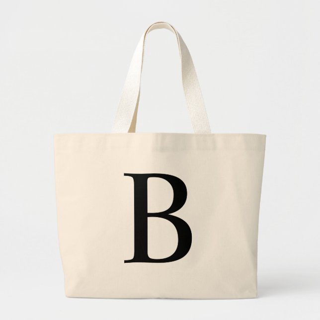 Ursprunglig B Jumbo Tote Bag Tygkasse (Framsidan)