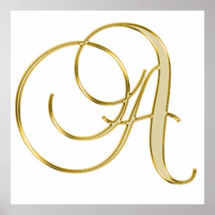 Ursprunglig bakgrund för Alphabet brev Poster