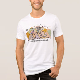 Ursprunglig bergsutformning t shirt