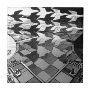 Ursprunglig berömd rita "dag och natt" kakelplatta