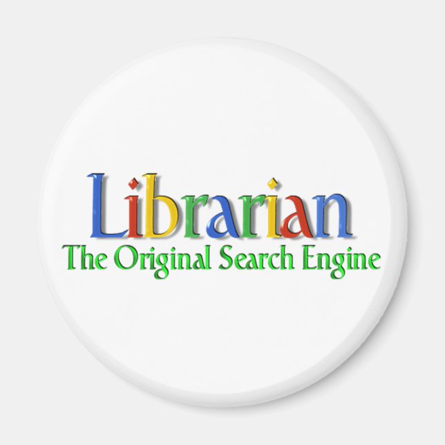 Ursprunglig bibliotekssökmotor magnet (Framsidan)