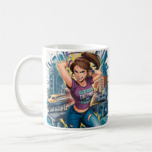 Ursprunglig design av Fred Tripp of Anime Girl Kaffemugg