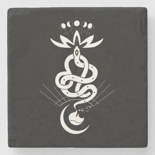 Ursprunglig design för 2025 års Snake-utskrift, Le Stenunderlägg (Framsidan)