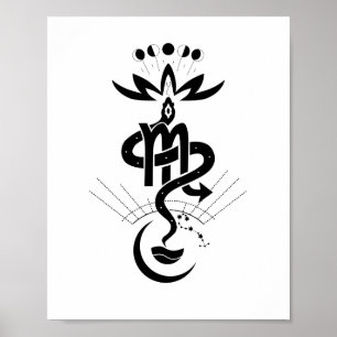 Ursprunglig design för 2025 års Snake-utskrift, Sc Poster