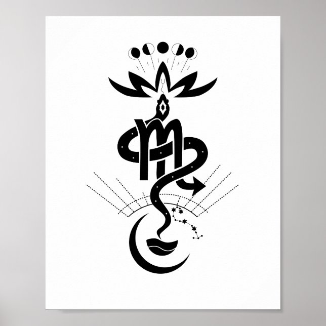 Ursprunglig design för 2025 års Snake-utskrift, Sc Poster (Framsidan)