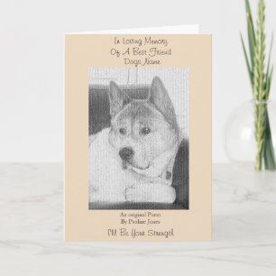 ursprunglig dikt för lojal gammal hund kort