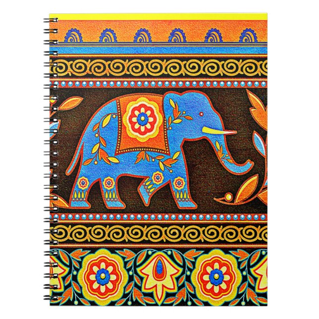 Ursprunglig elefant anteckningsbok (Framsidan)