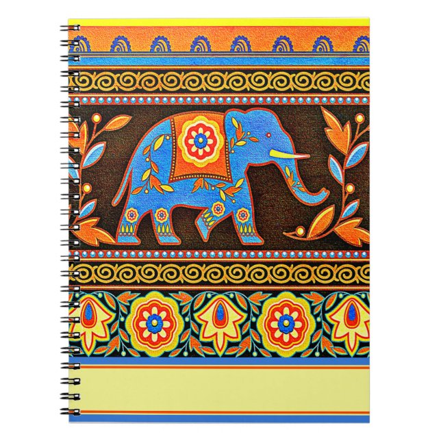 Ursprunglig elefant anteckningsbok (Framsidan)