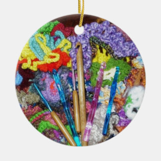 Ursprunglig friterad modell för Crochet & Krok Pho Julgransprydnad Keramik