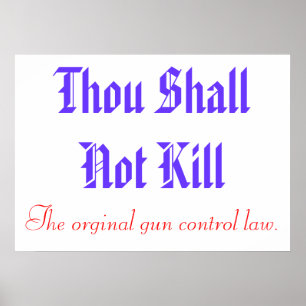 Ursprunglig Gun Control Poster