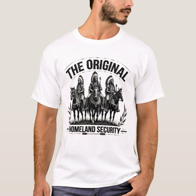 Ursprunglig hemland Indian T Shirt (Framsida)