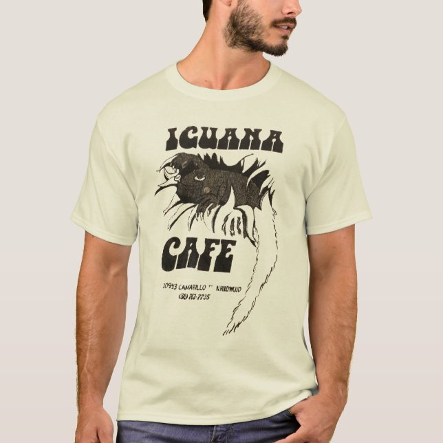 ursprunglig Iguana Cafe t-shirt (Framsida)