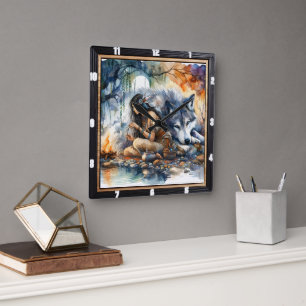 Ursprunglig indisk dröm: Reflexionsflod Fyrkantig Klocka