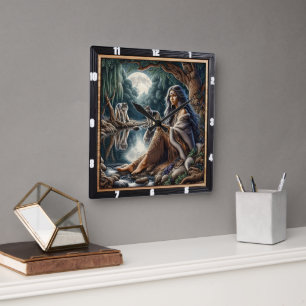 Ursprunglig indisk dröm: Reflexionsflod Fyrkantig Klocka