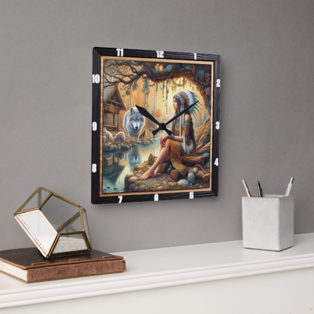 Ursprunglig indisk sanktionsflod: Wildwoods anda Fyrkantig Klocka (Kontor)