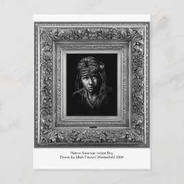 Ursprunglig infödd nordamerikan. vykort