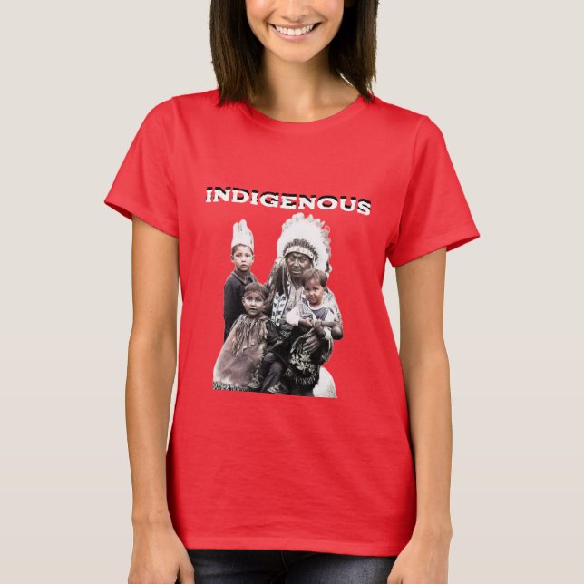 Ursprunglig inhemsk amerikansk T-shirt (Framsida)