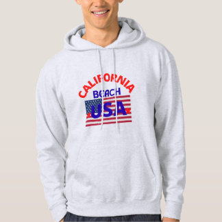 Ursprunglig Kalifornien, USA, helgdagar strand sol Hoodie