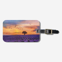 Ursprunglig konst Lone Träd fredliga landskap     