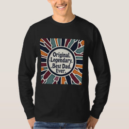 Ursprunglig Legendary Best Pappa någonsin Fars dag T Shirt