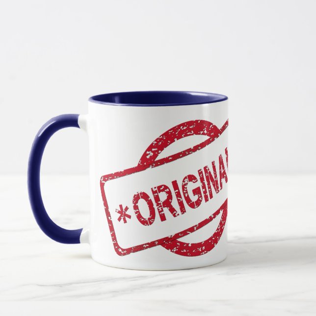 Ursprunglig Logotyp, rund cirkel, markerad Mugg (Vänster)