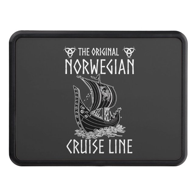 Ursprunglig norsk kryssningslinje - nostalgisk fär dragkroksskydd (Framsidan)