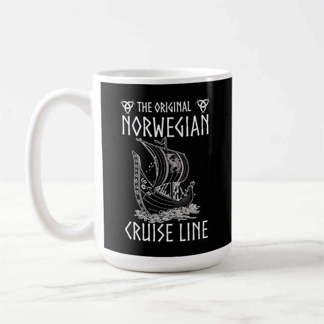 Ursprunglig norsk kryssningslinje - nostalgisk fär kaffemugg (Vänster)