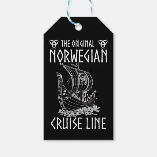 Ursprunglig norsk kryssningslinje - nostalgisk fär presentetikett