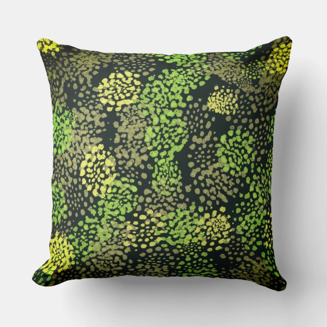 Ursprunglig oljespot Dekorativ kudde (Framsida)