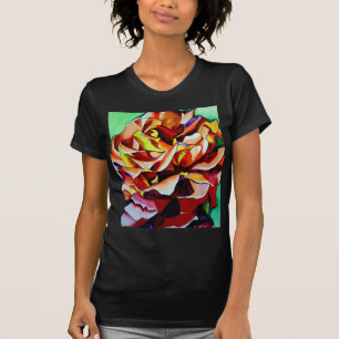 Ursprunglig originalteckning av regnbågssolnedgång t-shirt