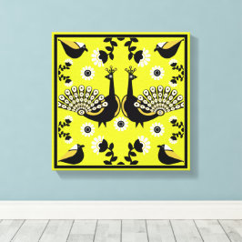 Ursprunglig peacock Art Home Decor Canvastryck