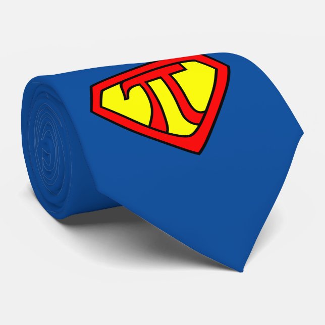 Ursprunglig Pi HERO SYMBOL för Helgdagar Fars dag Slips (Rullad)