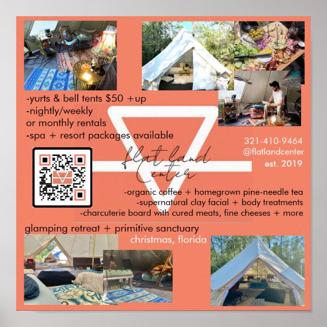 Ursprunglig poster FLAT LAND (Framsidan)