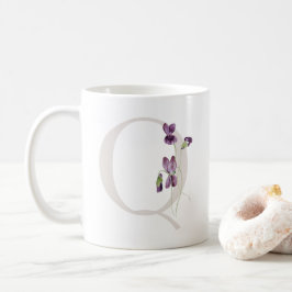 Ursprunglig Q med Soft färg-blomkaffe Mugg