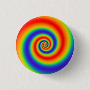 Ursprunglig regummergradient färgfull Spiral-effek Knapp