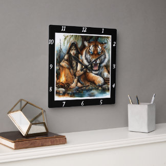 Ursprunglig service: Tigers Dream Starlight Gräs Fyrkantig Klocka